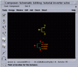 Placing PMOS