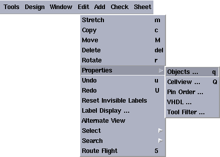 Choose Edit-Properties-Object